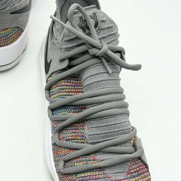 Nike KD 10 Multi-Color Fly Knit Basketball Sneakers 897815-900 - US Men’s 11 / E - Picture 12 of 12